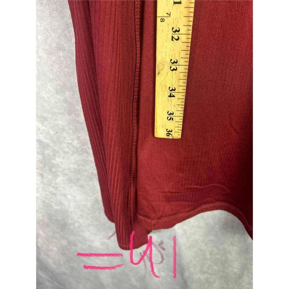 Lane Bryant Cardigan Duster Ribbed Long Sleeve Burgundy Women's Plus Size‎ 26/28